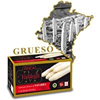 Los mejores  - Espárragos Blancos Gruesos Calidad Extra | Alimentación Gourmet Estuche Lata de Conservas de 13-16 Frutos Indicación…